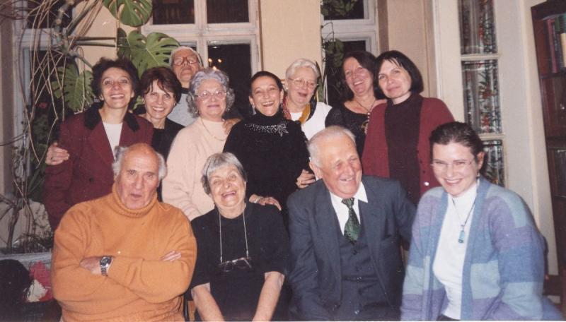 A Kriterion 35. évfordulóján Kacsó Judit lakásán Bukarestben 2004. december 10-én